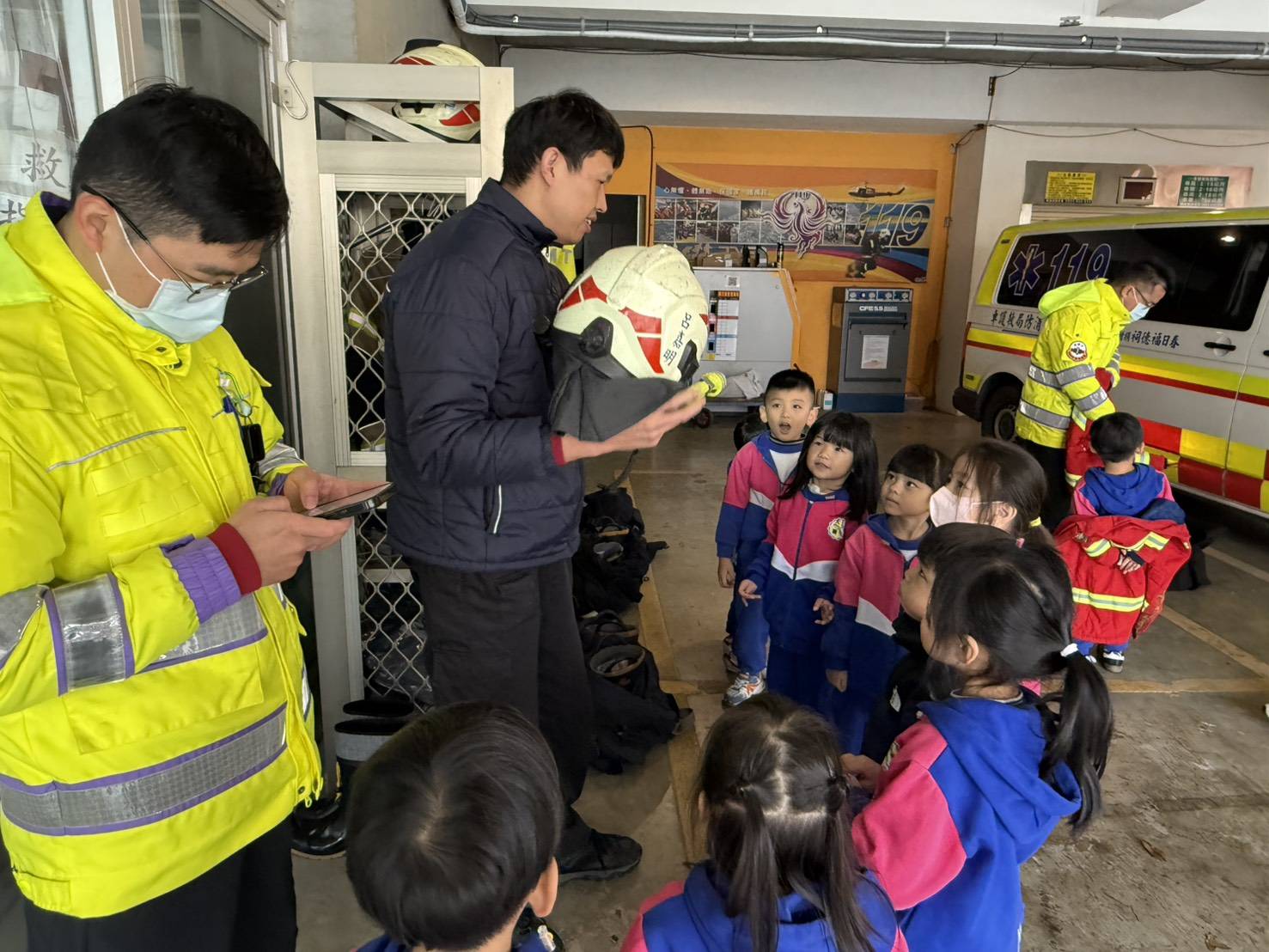 114(上)中班戶外教學~參訪大有消防隊