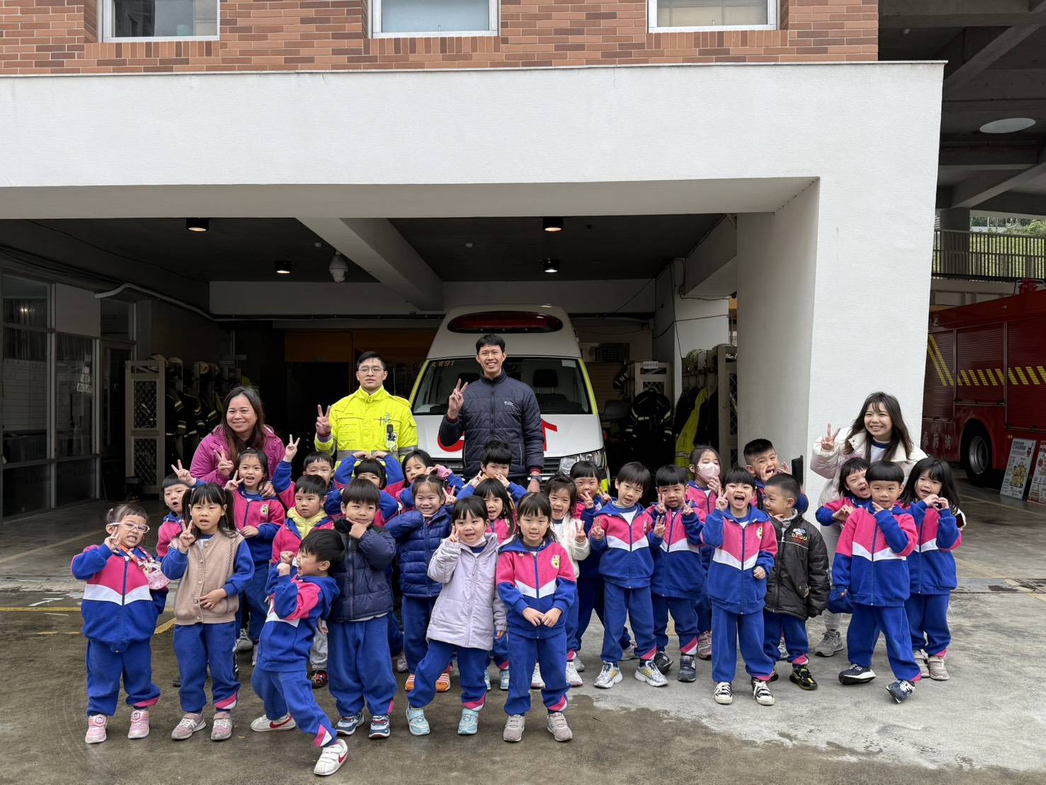 114(上)中班戶外教學~參訪大有消防隊